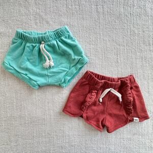 Girl's Shorts Bundle Gus & Steel/Lulu & Roo VGUC 3T/4T
